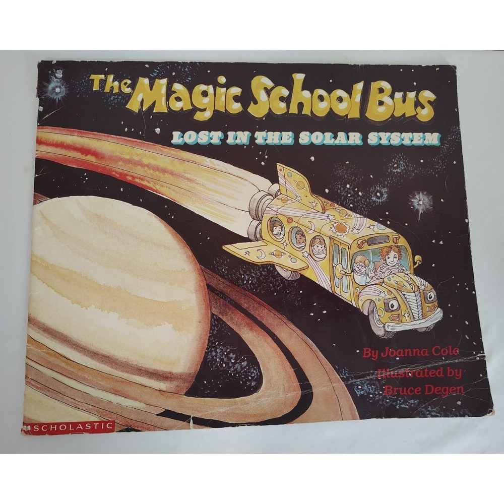 1991 Scholastic Big Books The Magic School Bus: Lost In The Solar System Book